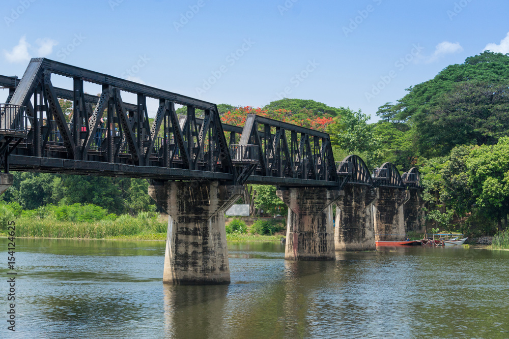 Obraz premium The Bridge of the River Kwai, Kanchanaburi, Thailand