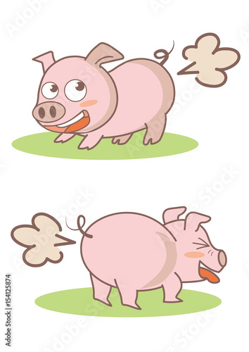 豚のおなら