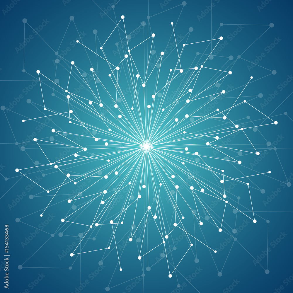 Obraz premium Vector geometric background