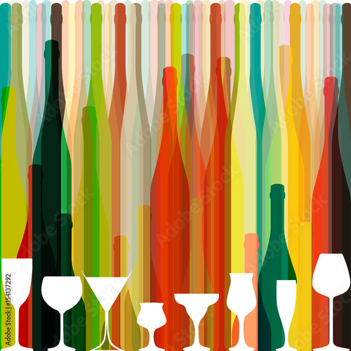 Alcohol background vector