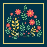 flower greeting card