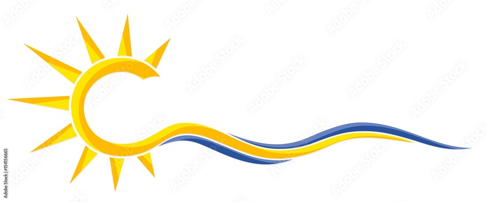 Obraz premium Sun and sea.