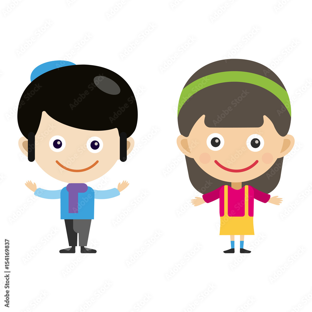 Girl portrait fun happy boy young expression cute teenager cartoon character little kid vector illustration. Girl portrait fun happy boy young expression cute teenager cartoon character little kid vector illustration.