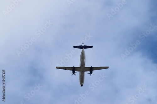 overhead plane