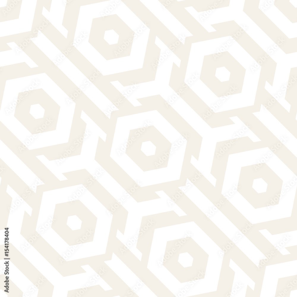 Vector Seamless Pattern. Repeating Lattice Abstract Background. Linear Grid From Striped Hexagonal Elements. Vector Seamless Pattern. Repeating Lattice Abstract Background. Linear Grid From Striped Hexagonal Elements.