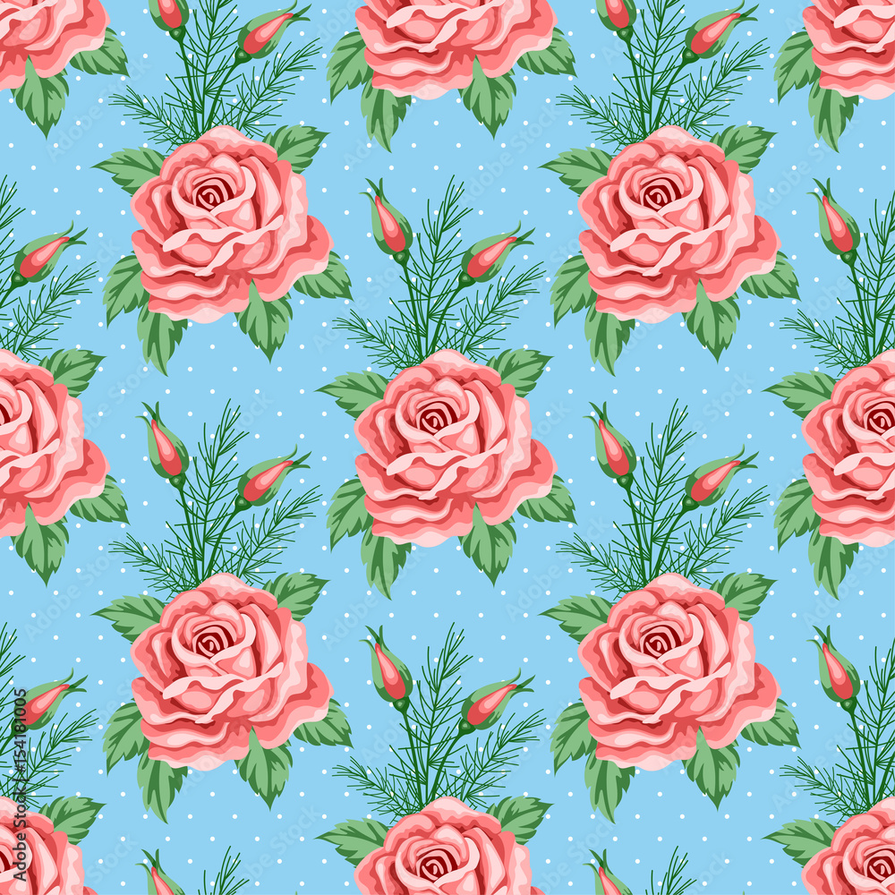 Floral seamless pattern Floral seamless pattern