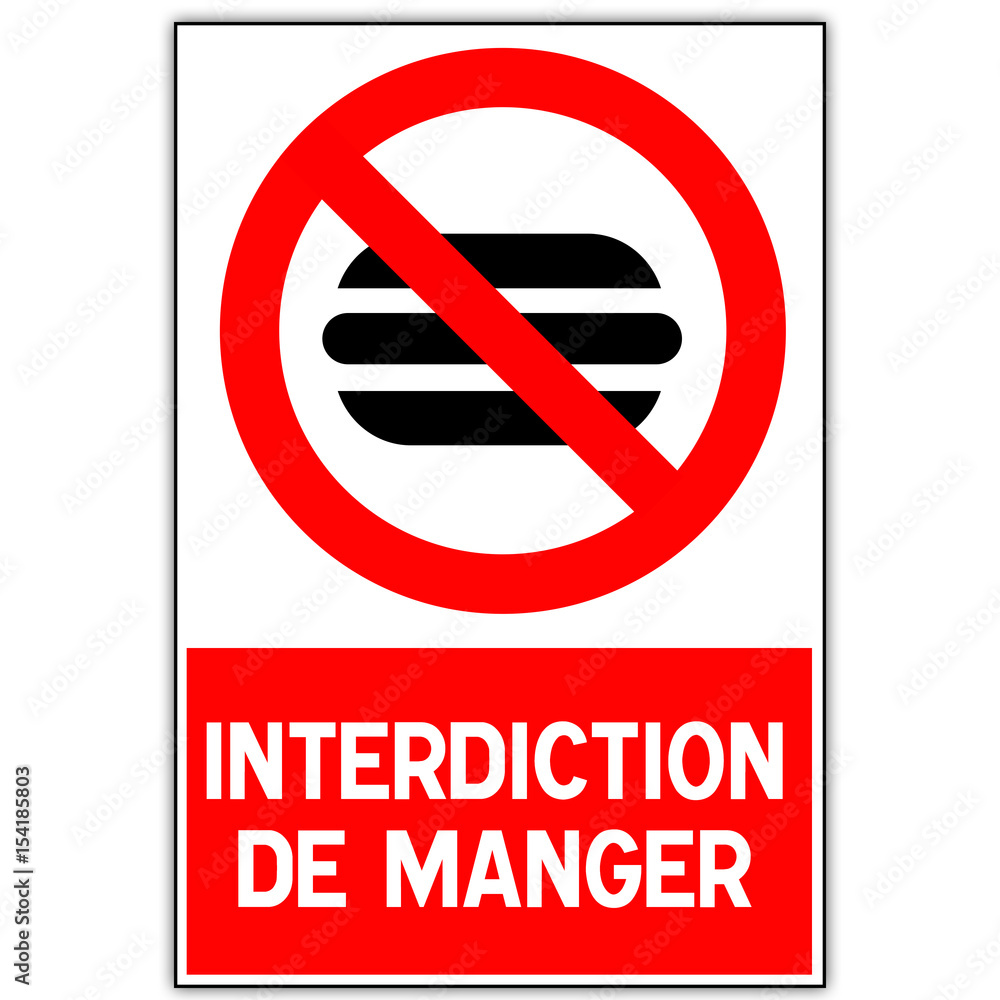 Pictogramme Interdiction De Manger My Xxx Hot Girl