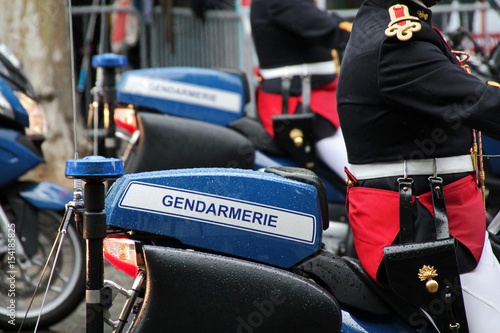Moto de Gendarmerie
