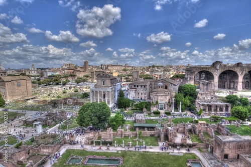 Roman Forum in Rome, Italy