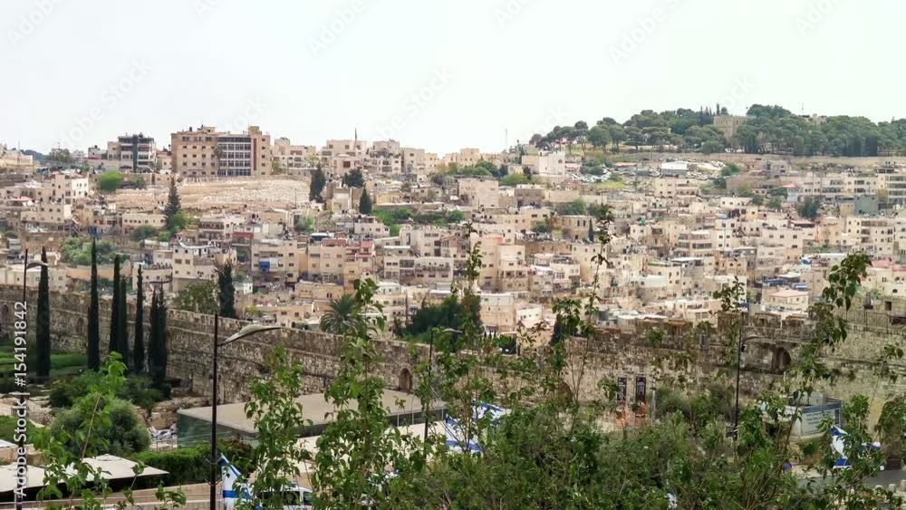 View of a settlement in Jerusalem View of a settlement in Jerusalem