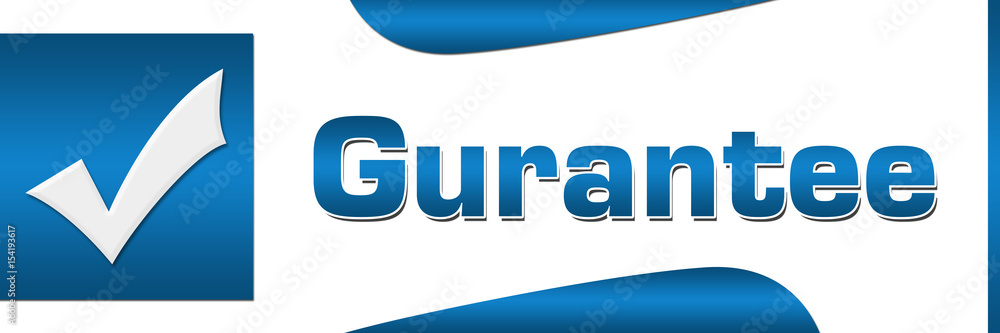 Guarantee Blue Square Horizontal Guarantee Blue Square Horizontal