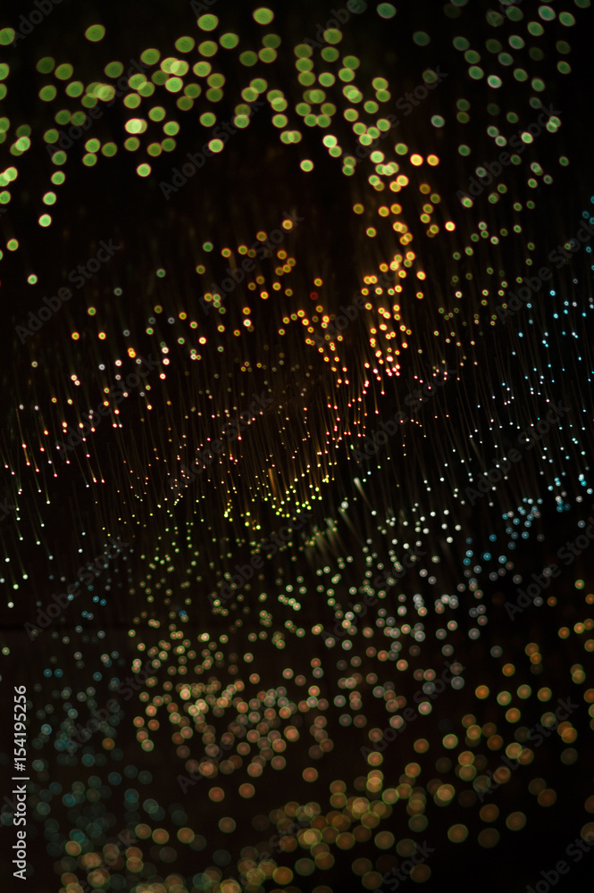 abstract colorful lights looking like galaxy