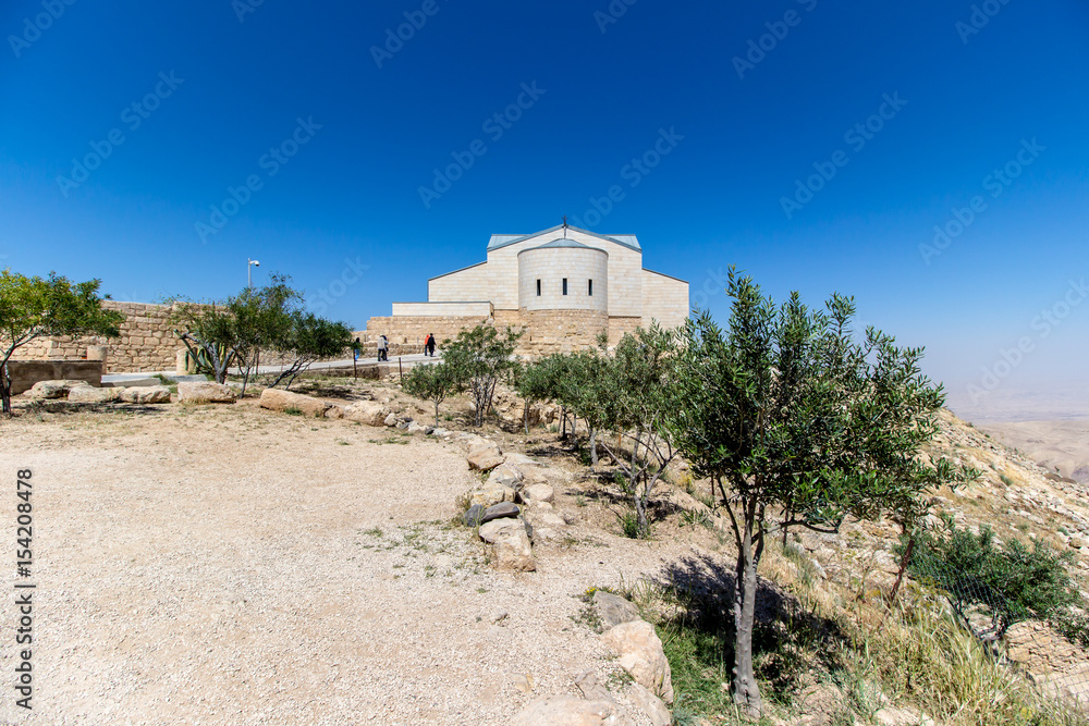 Fototapeta premium The Memorial of Moses at Mount Nebo, Jordan