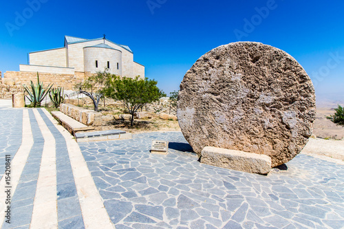The Memorial of Moses at Mount Nebo, Jordan photo