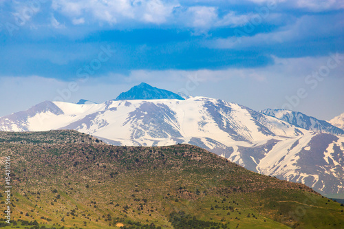 Beautiful landscape of nature in the Tien Shan mountains