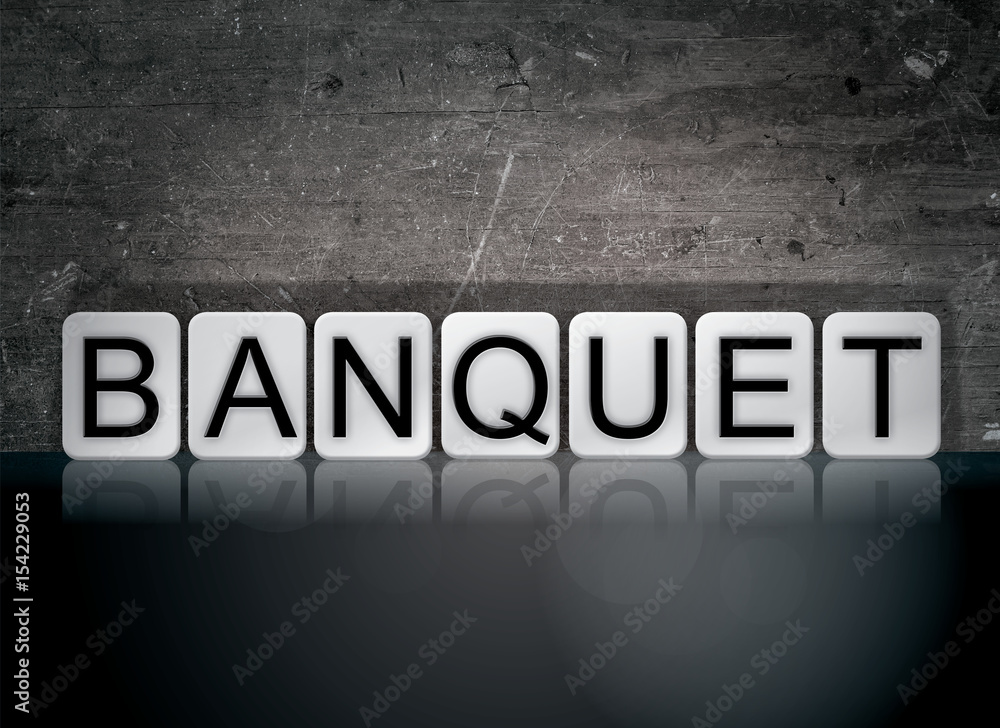 Banquet Concept Tiled Word