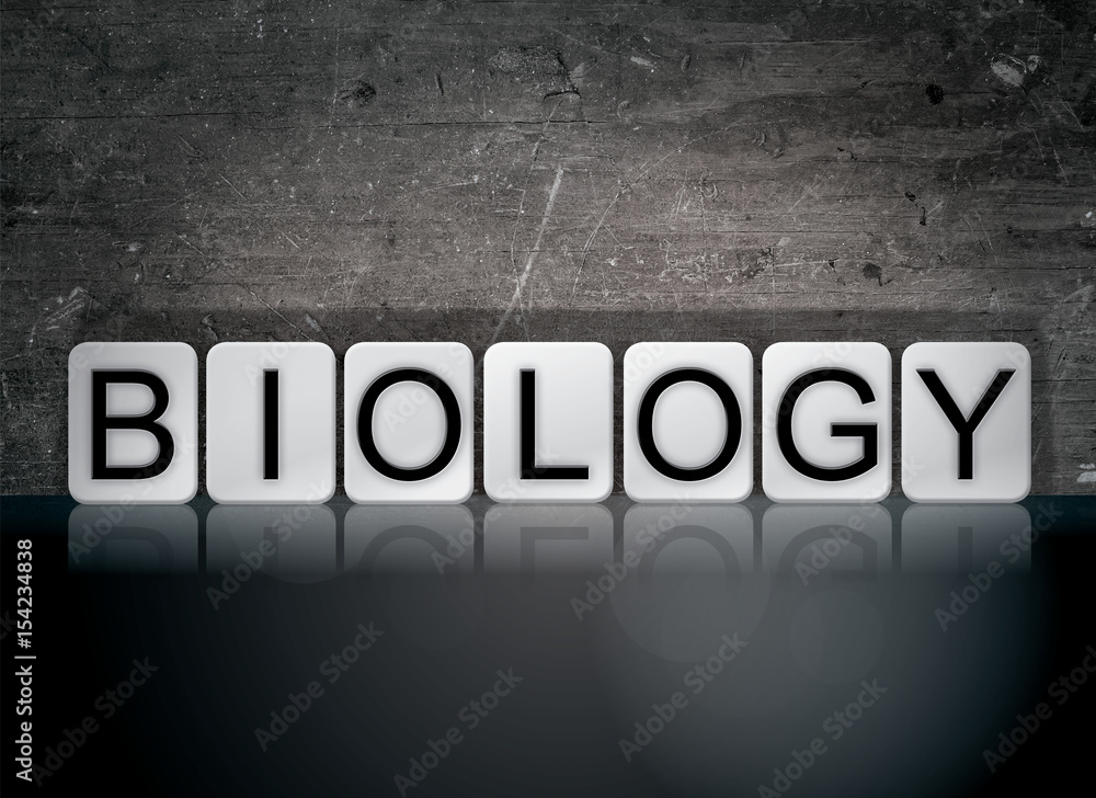 Biology Concept Tiled Word