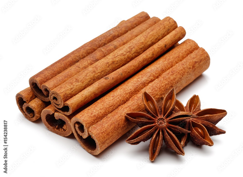 Cinnamon sticks and star anise Cinnamon sticks and star anise
