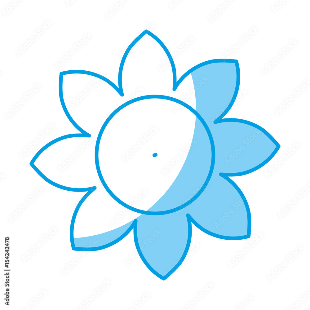 beautiful flower icon over white background. vector illustration beautiful flower icon over white background. vector illustration