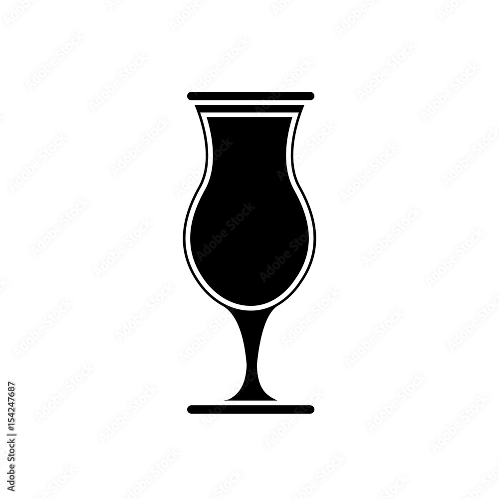 cocktail drink icon over white background. vector illustration cocktail drink icon over white background. vector illustration