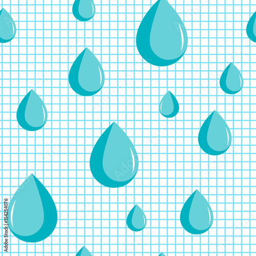 Blue drops, rainy day. Enuresis, incontinence and micturition drops. Medicine medical problems.