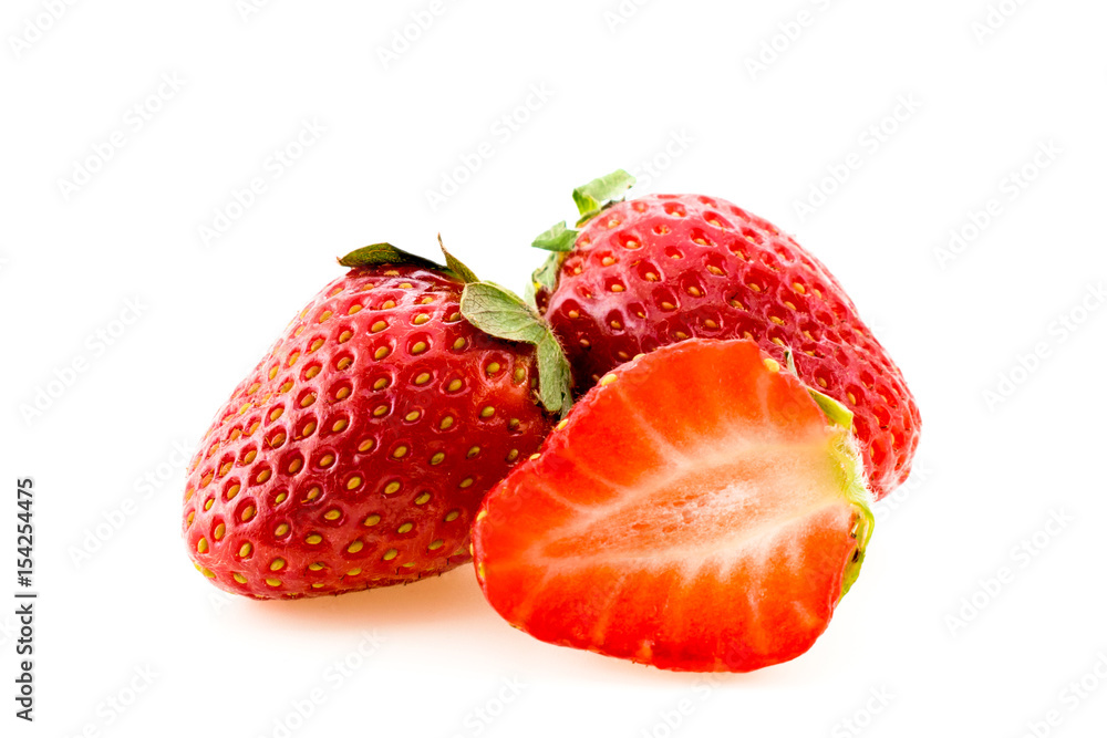 Fresh strawberries closeup Fresh strawberries closeup