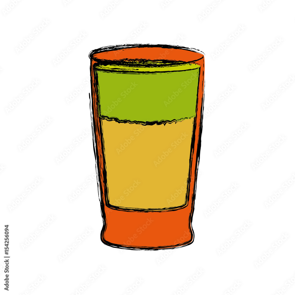 Fototapeta premium Delicious cocktail drink icon vector illustration graphic design