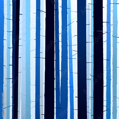  silhouettes trees blue dark light background