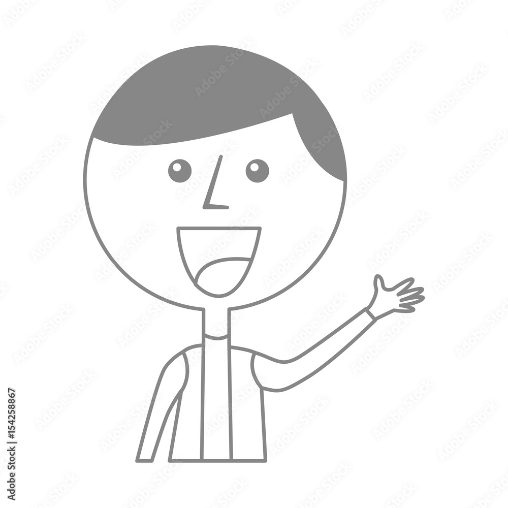 old man waving avatar character vector illustration design old man waving avatar character vector illustration design