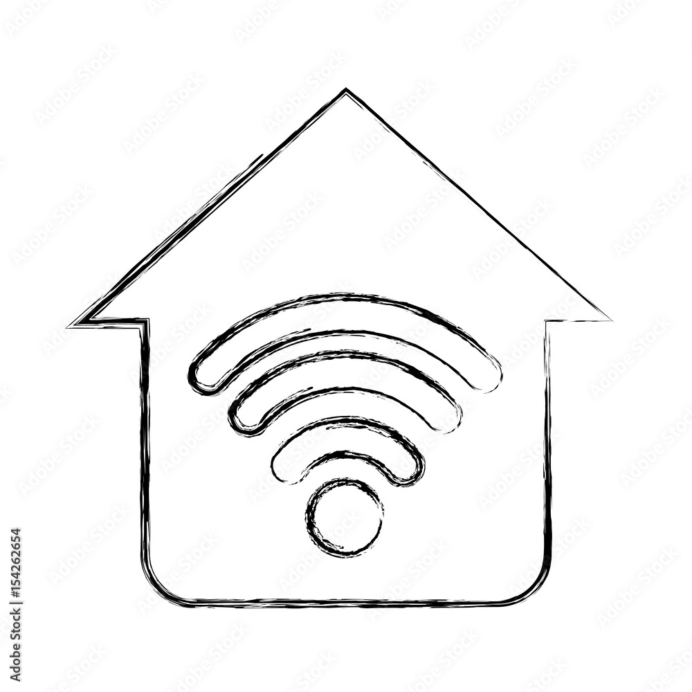 home wifi sign wireless network icon vector illustration graphic design home wifi sign wireless network icon vector illustration graphic design