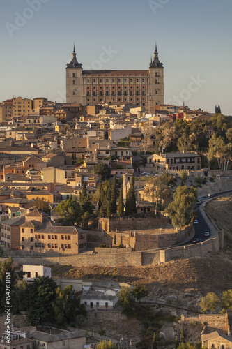 Old town of Toledo, with alcazar on the hilltop, Spain   © tynrud