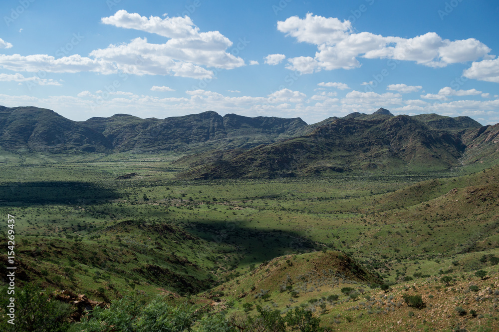 Lush Mountain Landscape in Namibia Lush Mountain Landscape in Namibia