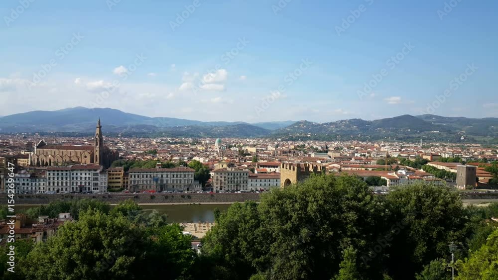 Overview Florenze from Michelangelo square Overview Florenze from Michelangelo square