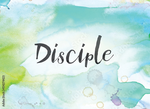 Disciple Concept Watercolor and Ink Painting