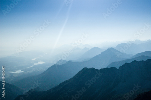 Berge im Dunst