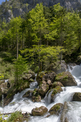 Wasserfall, Kaskade im Hartelsgraben, Gesäuse,Steiermark,Österreich