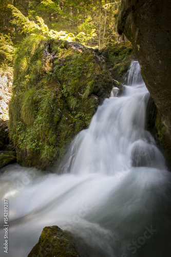 Wasserfall  Kaskade im Hartelsgraben  Ges  use Steiermark   sterreich