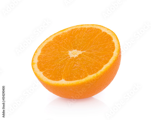 fresh orange isolated on white background