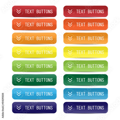 buttons Color included For web design