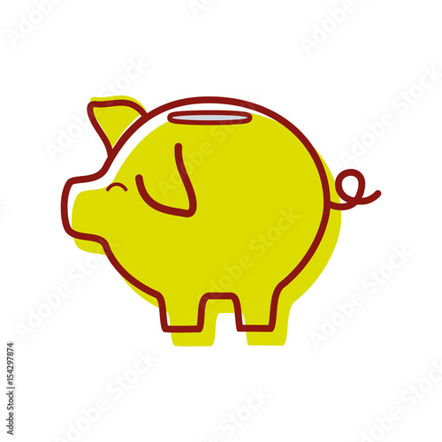 pig icon save money currency