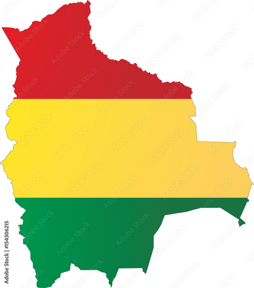 Obraz premium Bolivia map