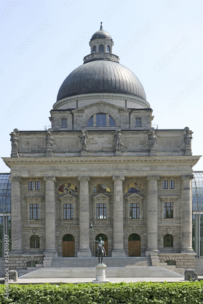 Bayerische Staatskanzlei, Bavarian State Chancellery, Hofgarten garden, Munich, Bavaria, Germany, Europe