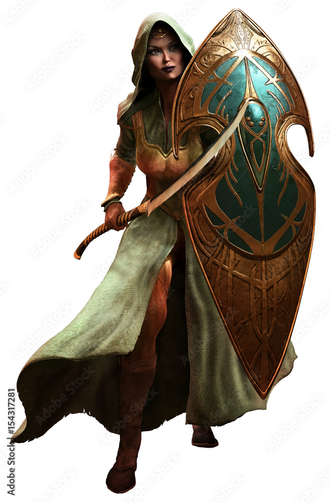 Fototapeta premium Elf wojownik