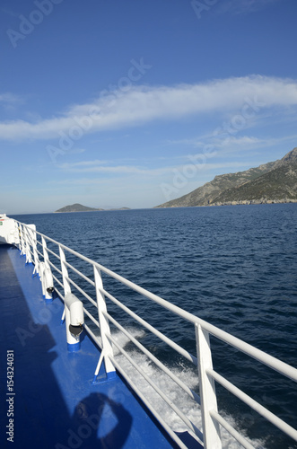Ferry de Samos à Fourni © virginievanos