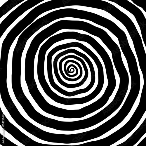 Vector spiral, background. Hypnotic, dynamic vortex.