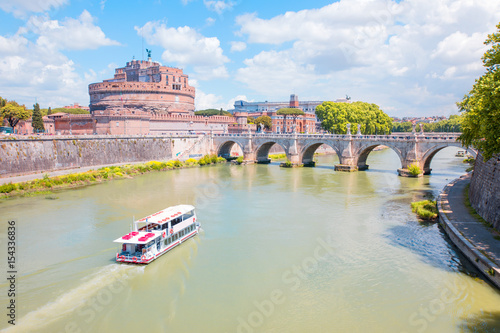 Photography Saint Angel Castle (Castel Sant Angelo) in Rome