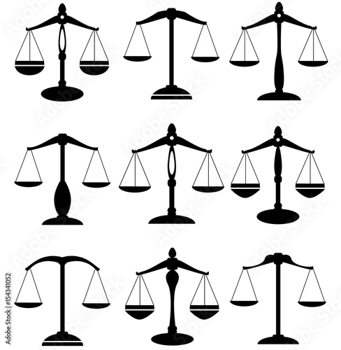 vector scale of justice