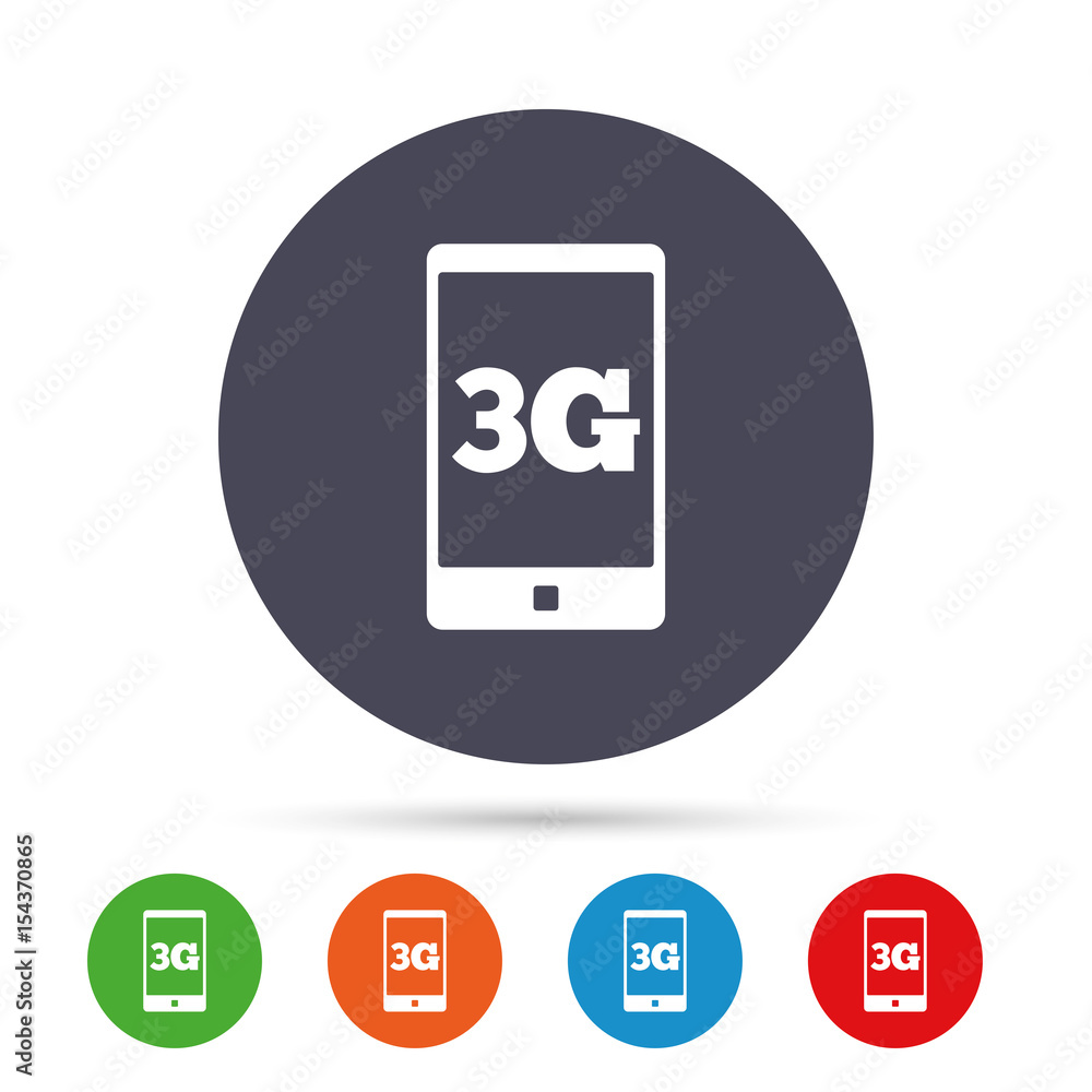 3G sign. Mobile telecommunications technology. 3G sign. Mobile telecommunications technology.