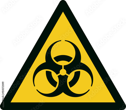 ISO 7010 W009 Warning; Biological hazard