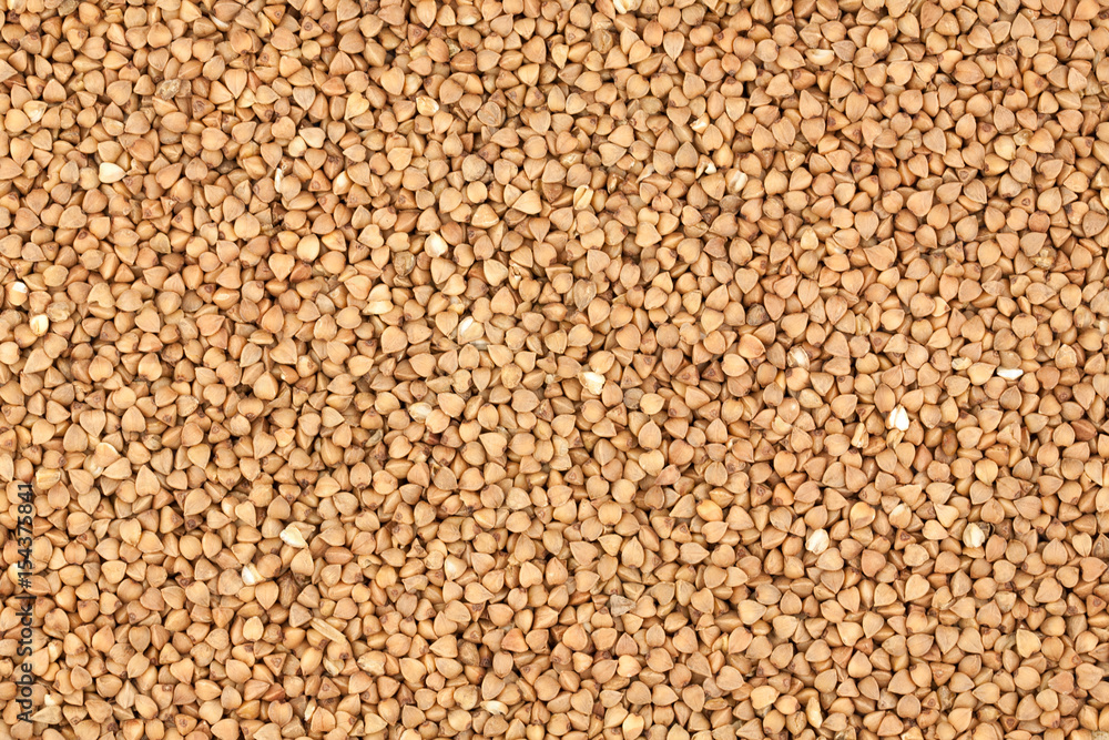 Closeup of buckwheat groats for background Closeup of buckwheat groats for background